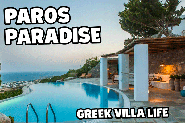 Hesperus Villa on the Island of Paros is pure paradise. Greek villas abound on all the islands, but some are just plain special.